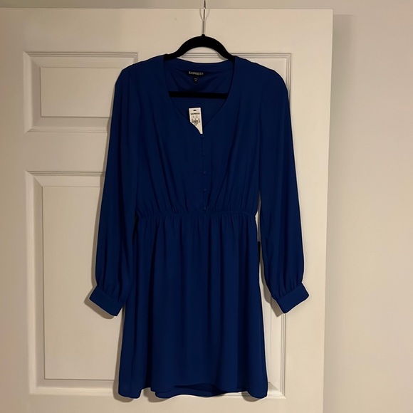Express Royal Blue Dress - Picture 1 of 12